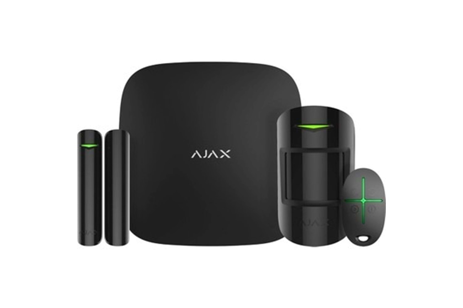 HUBKİT AJAX KABLOSUZ ALARM SETİ (SİYAH)