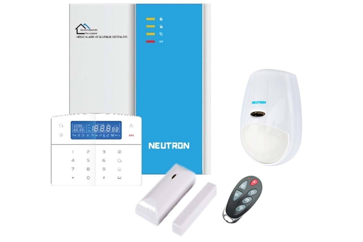 NEUTRON NTA-GNA8545 GSM VE NETWORK MODÜLLÜ ALARM SETİ