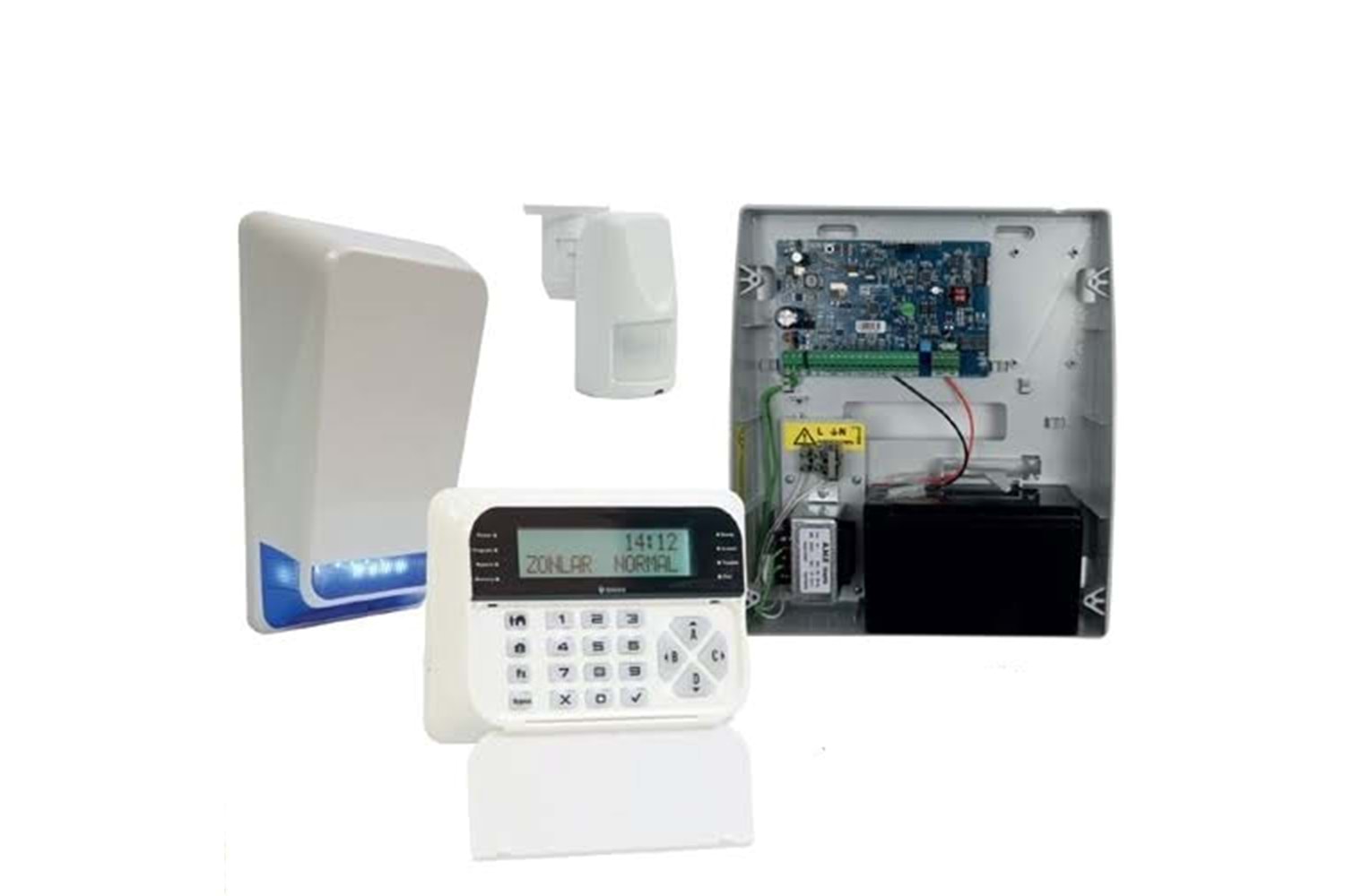 TSP-5324LCD GSM MODÜLLÜ ALARM SET AKÜ DAHİL